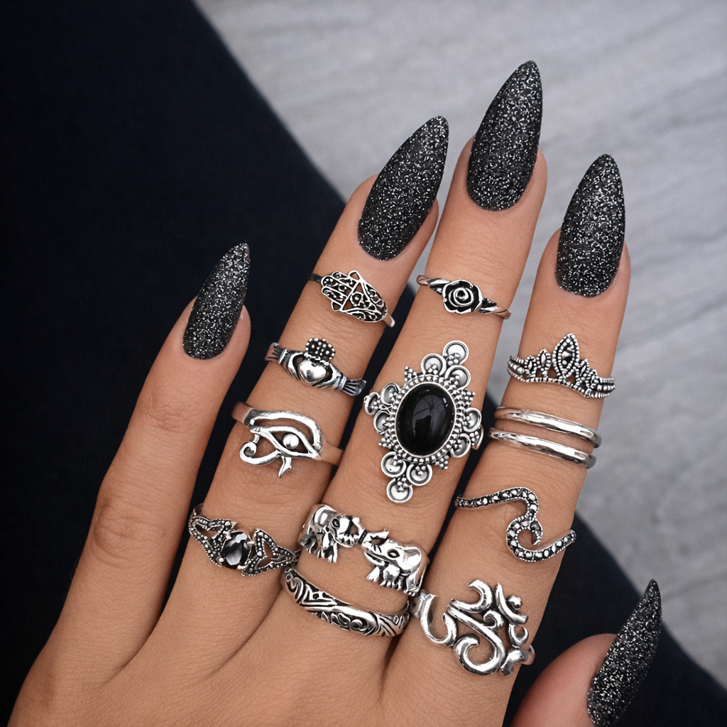 Αποκλειστικό premium σετ με 8 έως 12 δαχτυλίδια