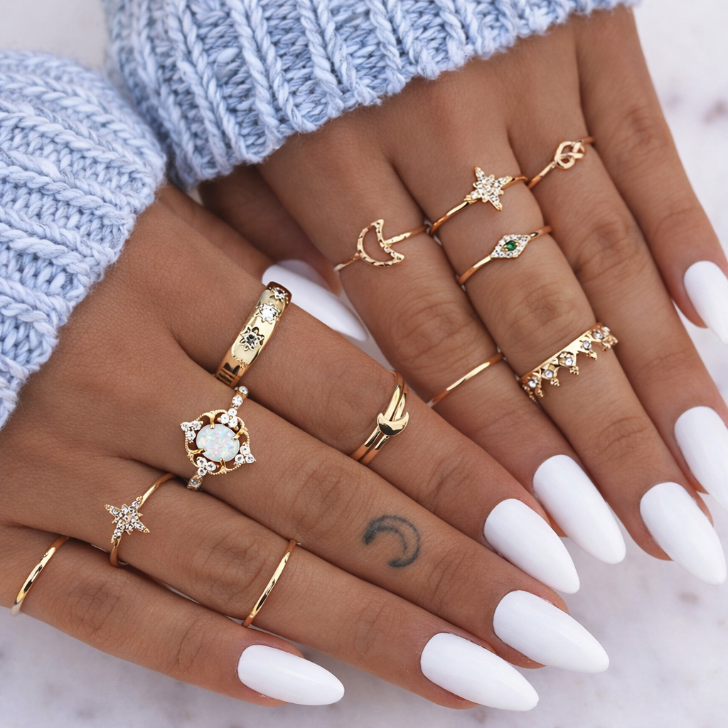 Αποκλειστικό premium σετ με 8 έως 12 δαχτυλίδια