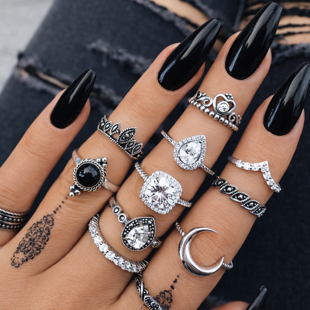 Αποκλειστικό premium σετ με 8 έως 12 δαχτυλίδια