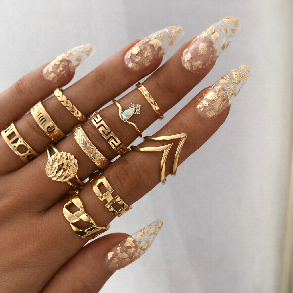 Αποκλειστικό premium σετ με 8 έως 12 δαχτυλίδια