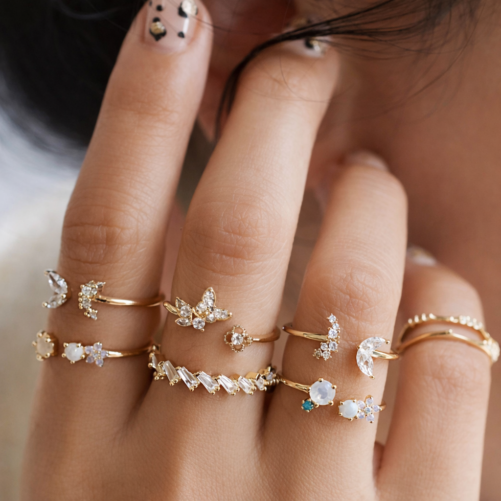 Αποκλειστικό premium σετ με 8 έως 12 δαχτυλίδια