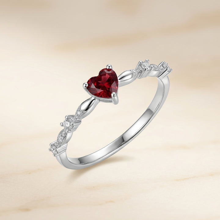 Δαχτυλίδι Κοραλλία από Λευκό Χρυσό