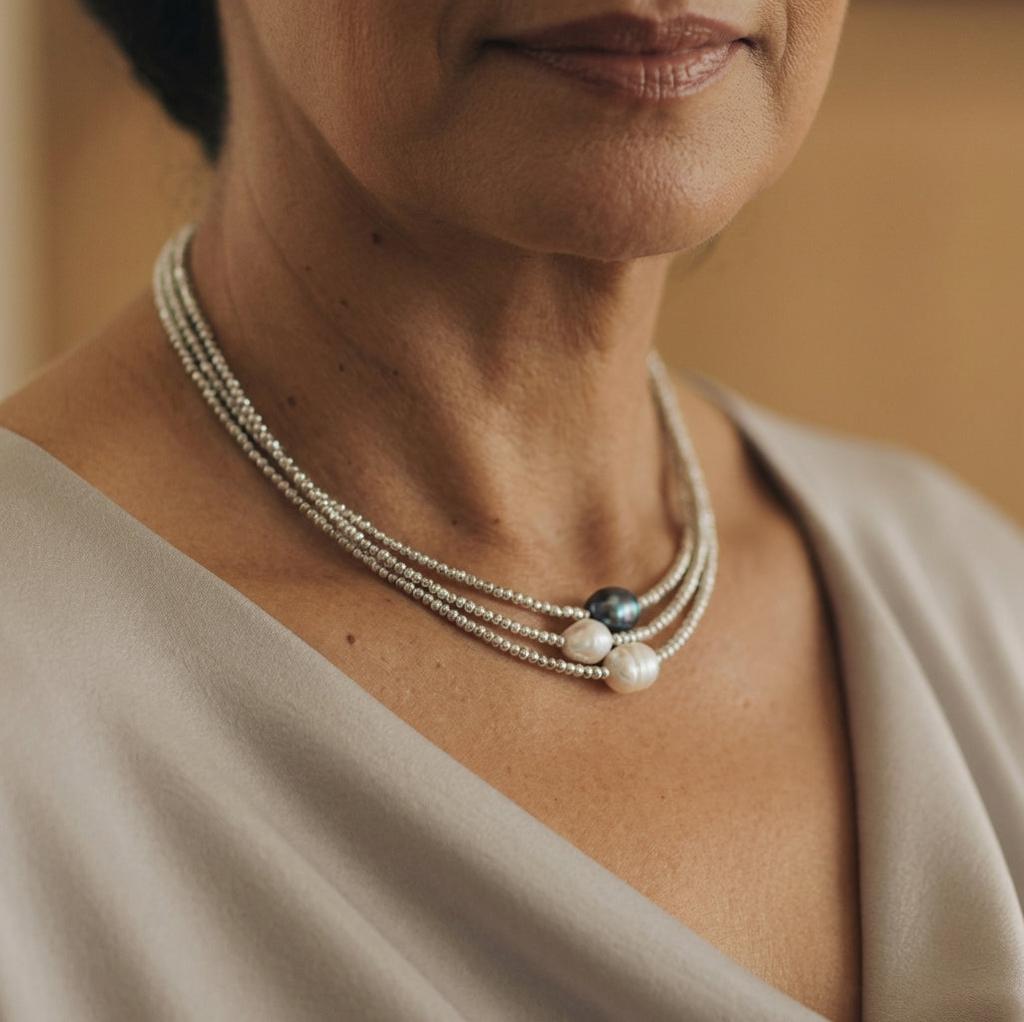 Κολιέ από Φυσικά Μαργαρίτα