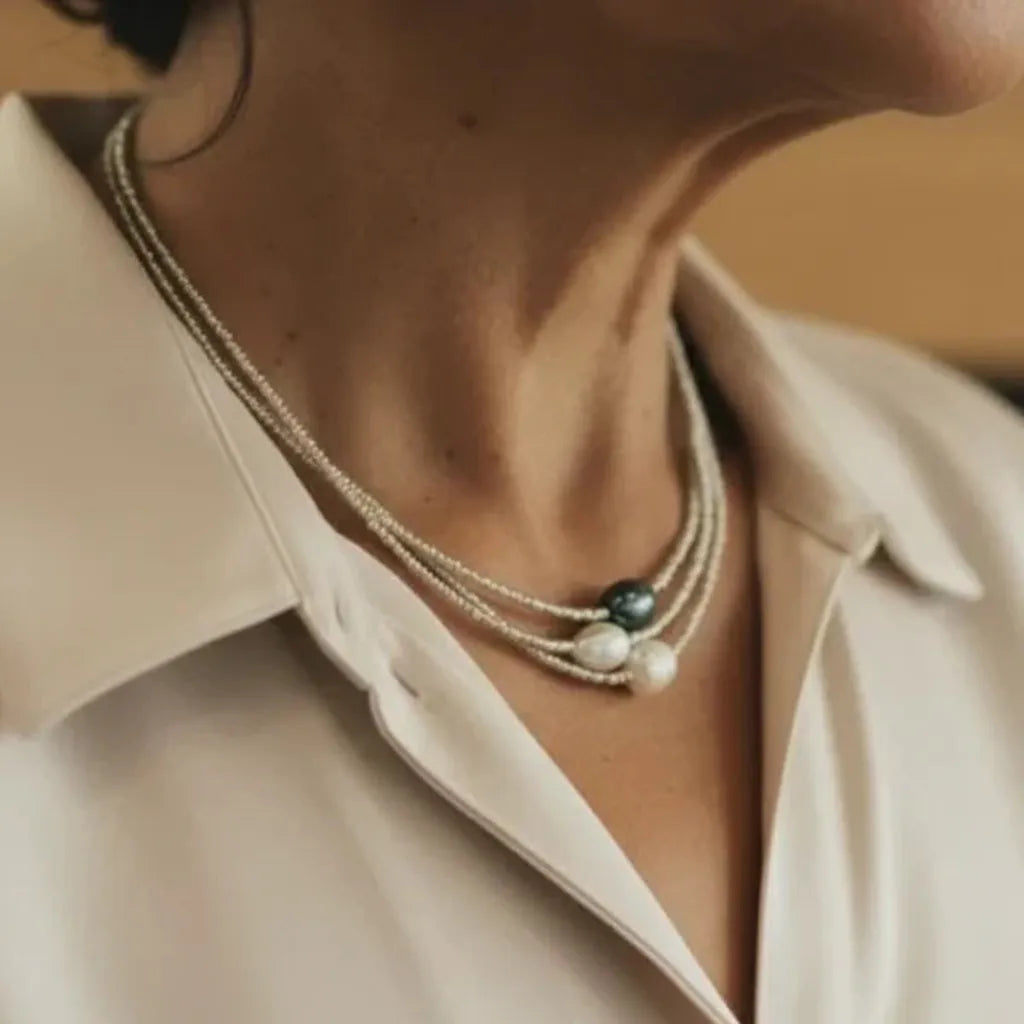 Κολιέ από Φυσικά Μαργαρίτα