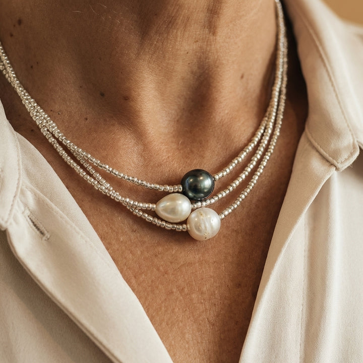 Κολιέ από Φυσικά Μαργαρίτα