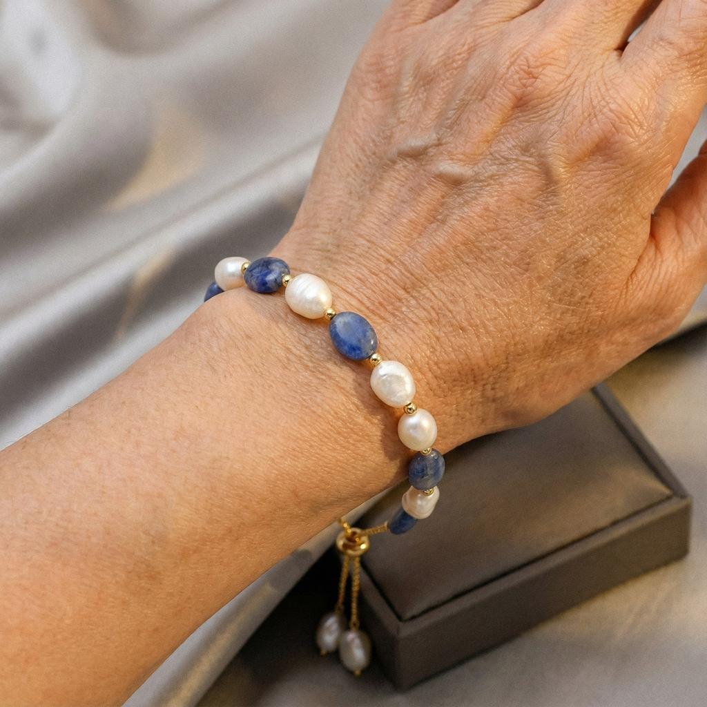 Κομψό Βραχιόλι Από Μάργαρο του Ωκεανού