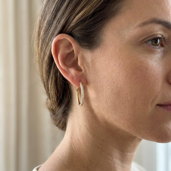 Σκουλαρίκια Σορέλ Παβέ