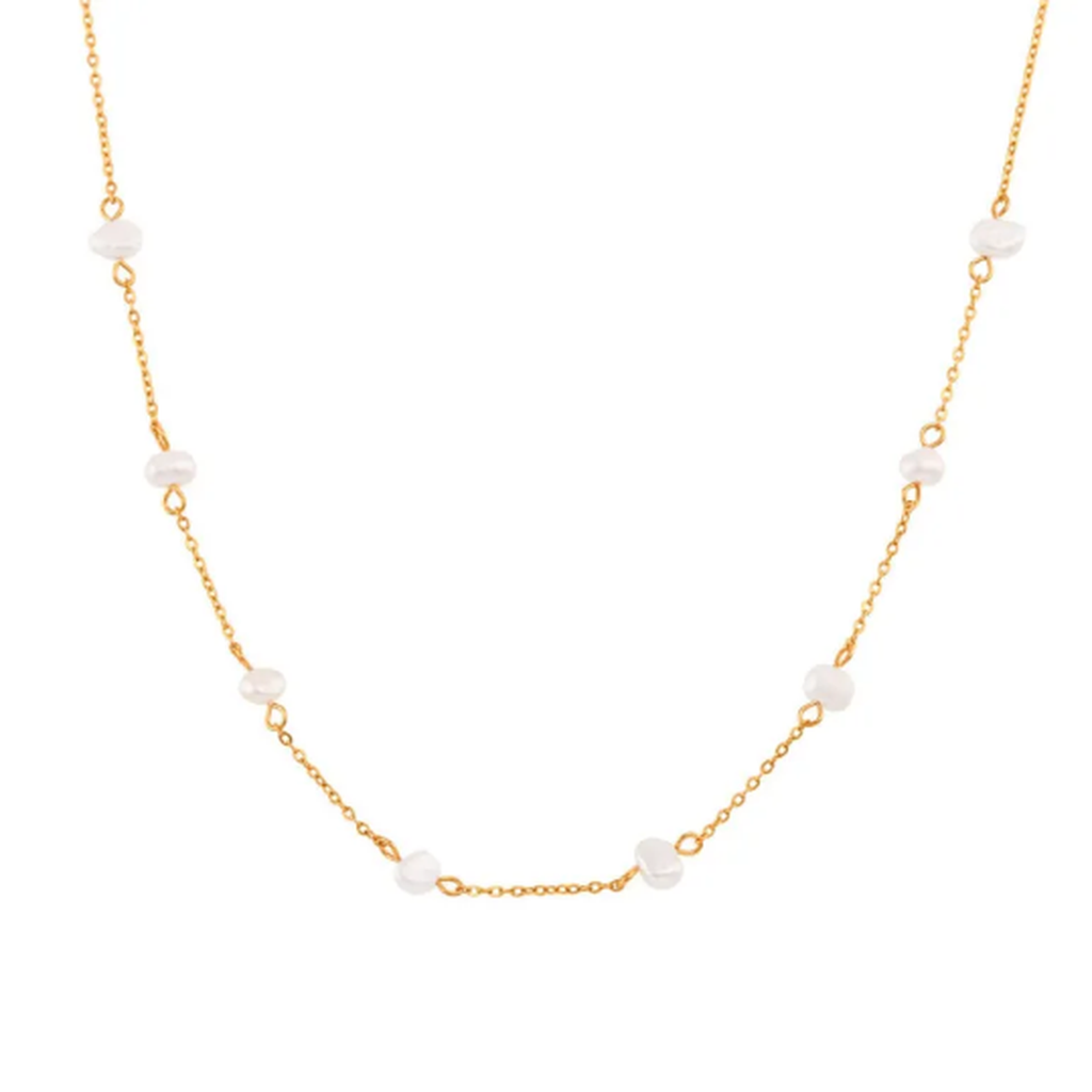 Σύνολο Κολιέ και Βραχιόλι με Μαργαρίτες από Ανοξείδωτο Ατσάλι