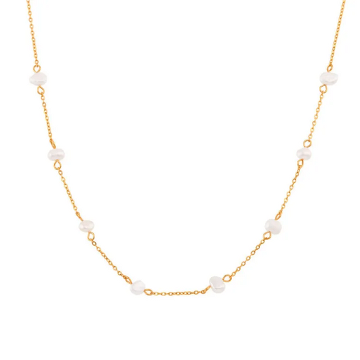 Σύνολο Κολιέ και Βραχιόλι με Μαργαρίτες από Ανοξείδωτο Ατσάλι